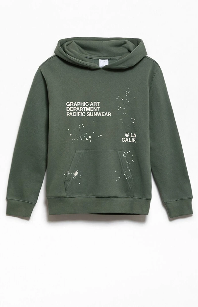Pacsun Kids Graphic Art Department Hoodie