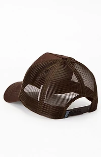 Von Dutch Brown Staple Trucker Hat