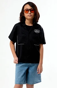 Pacsun Kids Medium Blue Baggy Denim Shorts