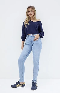 Pacsun Stretch Light Indigo Skinny Jeans