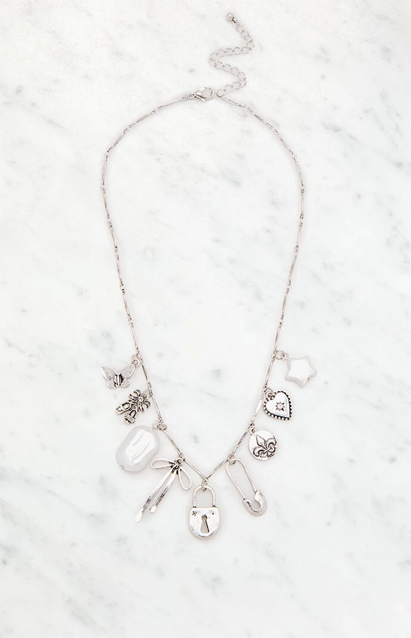 LA Hearts Trinity Charm Necklace