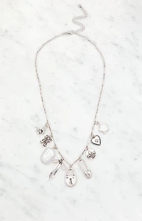 LA Hearts Trinity Charm Necklace