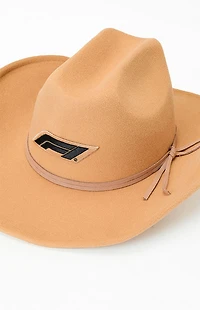 Formula 1 x Pacsun United States Grand Prix 2025 Wheat F1 Cowboy Hat