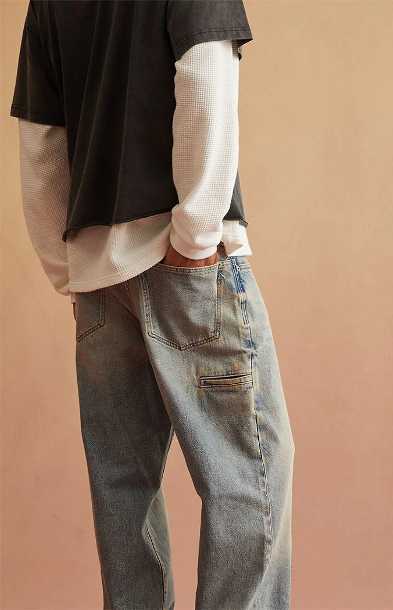 RARE DNM EDIT Tint Light Blue Baggy Jeans