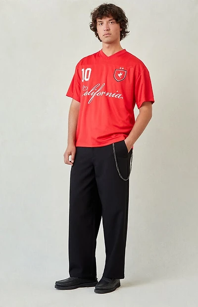 Pacsun Black Chain Baggy Trousers