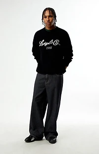 Pacsun Blake Extreme Baggy Jeans Pinstripe Black