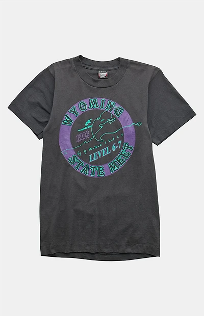 PS VINTAGE 90s Wyoming State Meet Graphic T-Shirt