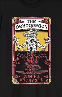 Stranger Things Demogorgon Tarot Card T-Shirt