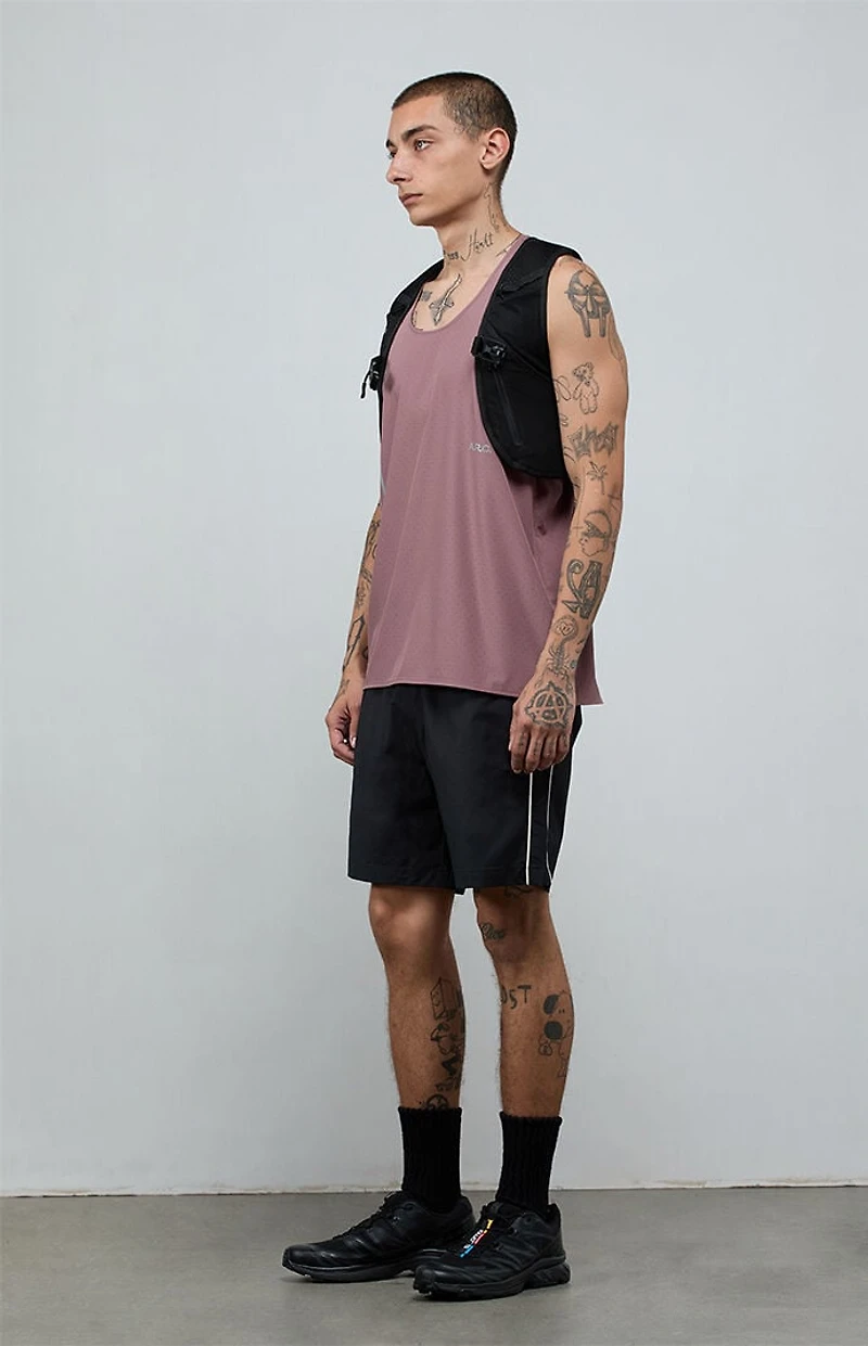 A.R.C. Rose Active Perforated Tank Top