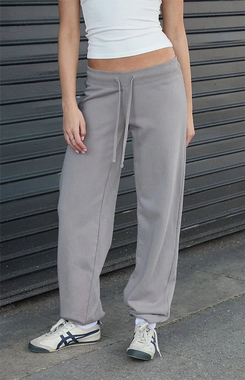 John Galt Light Gray Hilary Yoga Sweatpants