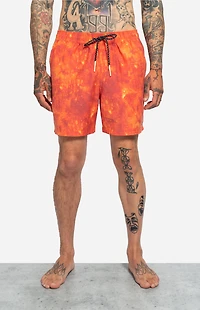 LOST Risky Frothing Fire Swim Trunks