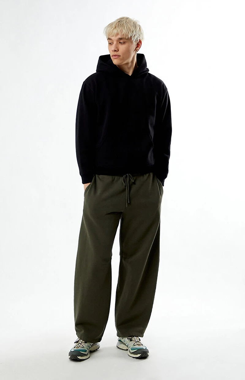 Pacsun Black Solid Color Hoodie