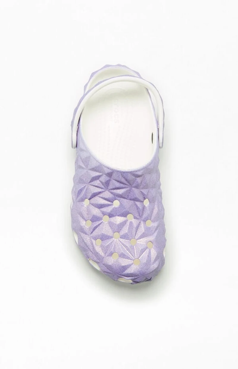 Crocs Kids Iridescent Geometric Classic Clogs