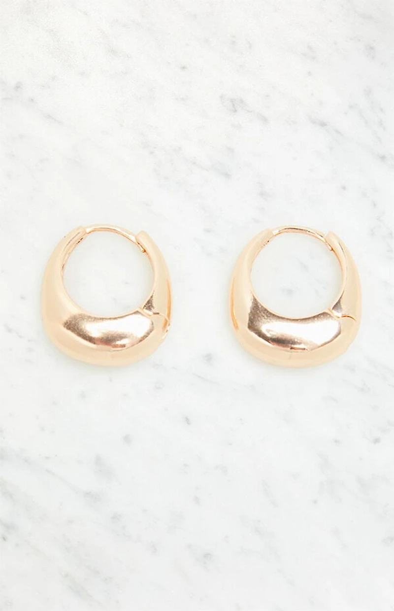 John Galt Gold Hoop Earrings