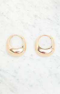 John Galt Gold Hoop Earrings
