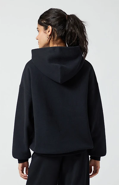 Pacsun Black Core Vintage Wash Pullover Hoodie