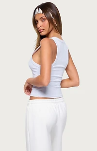 Edikted Janele Ribbed Tank Top