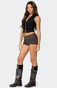 Edikted Beau Tie Front Top