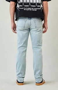 Pacsun Cade Straight Jeans Stretch Light Blue