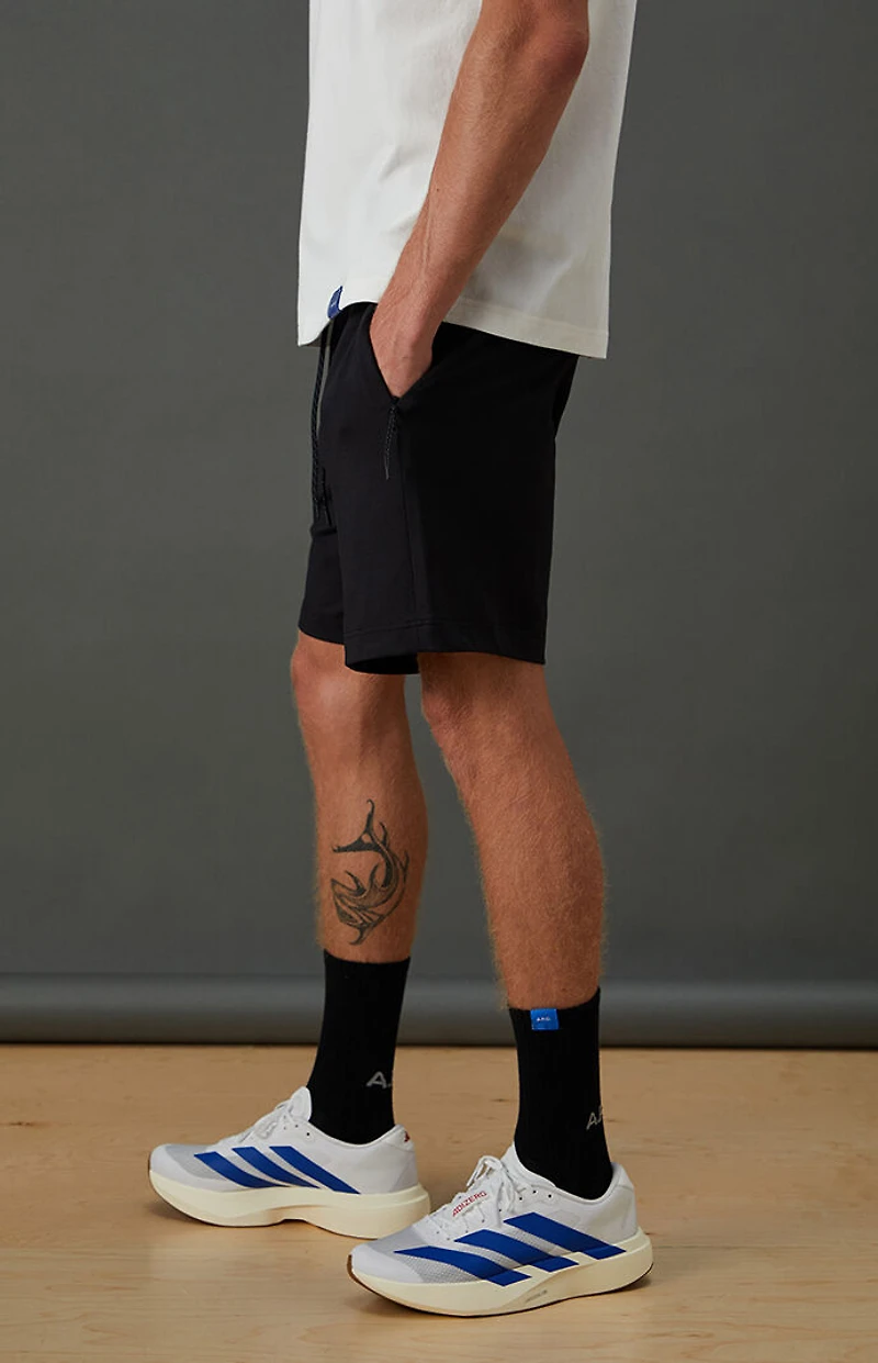 A.R.C. Active Black Jersey Rec Shorts