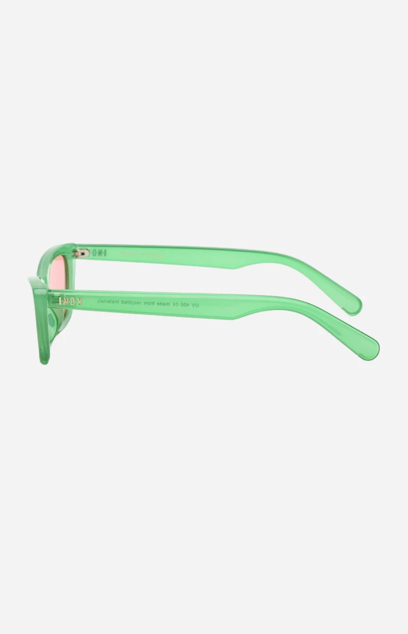 INDY Sunglasses Blasè Frame Lime Sunglasses