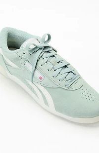 Reebok Women's Green Freestyle Lo Sneakers