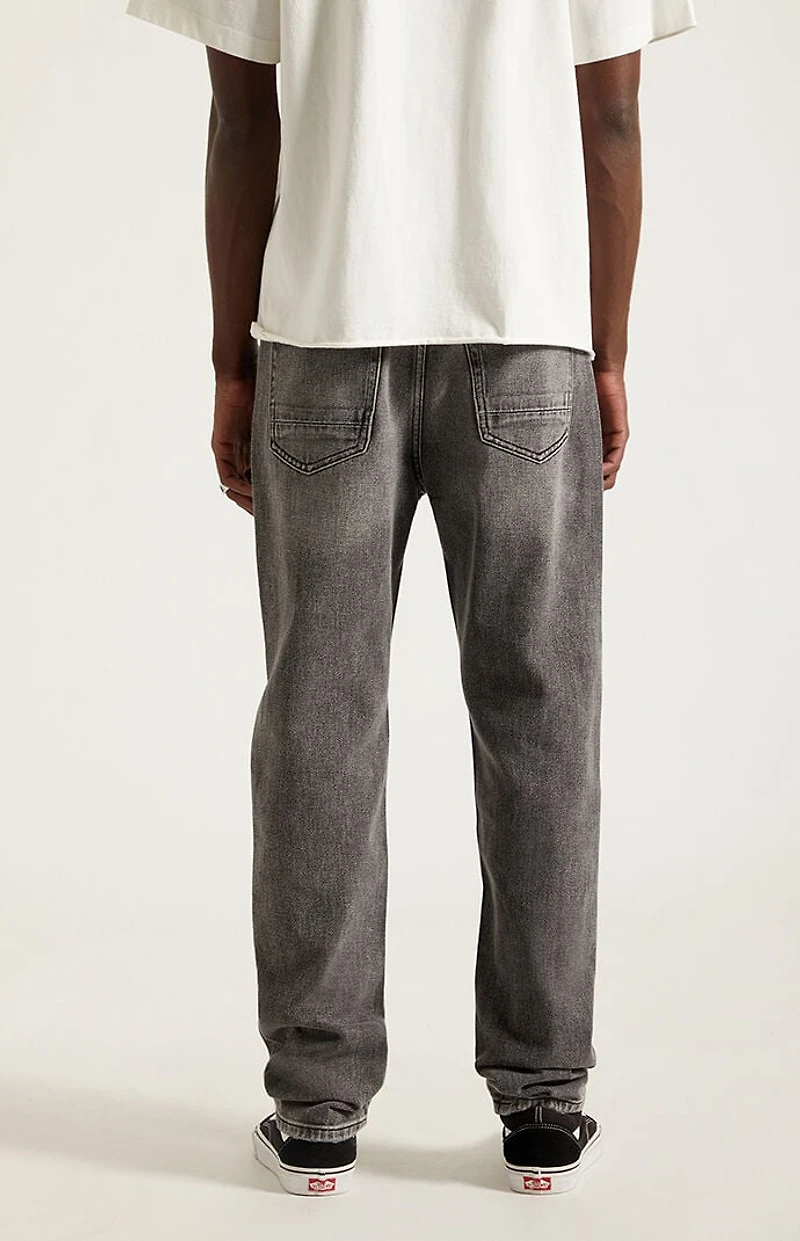 Pacsun Cade Straight Jeans Ripped Black Wash