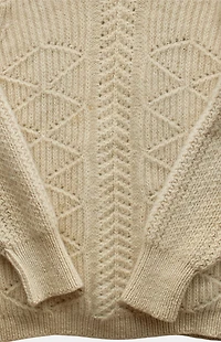 PS VINTAGE 80s Cable Knit Sweater