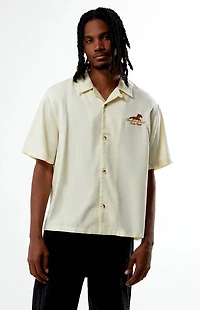 Pacsun Frontier Spirit Embroidered Oversized Resort Camp Shirt