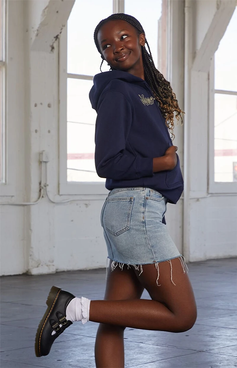 Pacsun Kids Medium Indigo Denim Mini Skirt