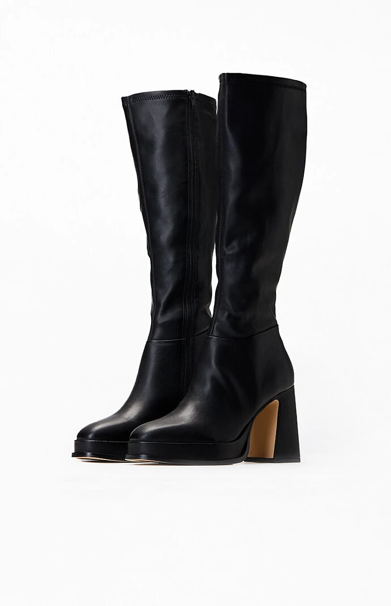 Steve Madden Women's Myndie Faux Leather Tall Boots