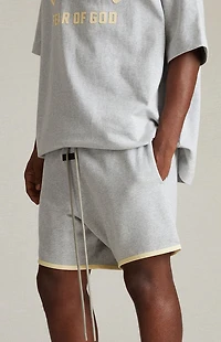 Fear of God ESSENTIALS Light Heather Grey Running Shorts