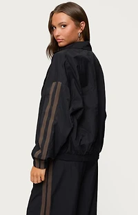 Edikted Kieran Stripey Nylon Track Jacket