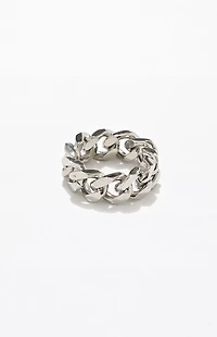 Pacsun Silver Cuban Ring