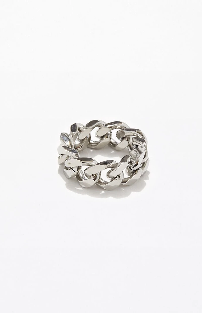 Pacsun Silver Cuban Ring