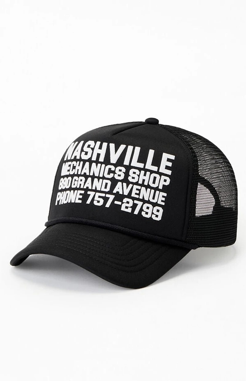 Pacsun Nashville Mechanics Shop Trucker Hat