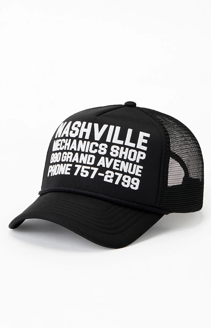 Pacsun Nashville Mechanics Shop Trucker Hat