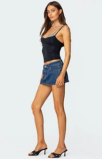 Edikted Gingham Layered Tank Top