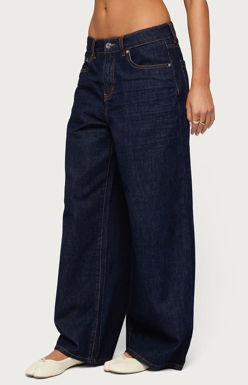 Edikted Juanita Low Rise Baggy Jeans