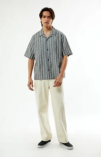 Pacsun Striped Oversized Camp Shirt