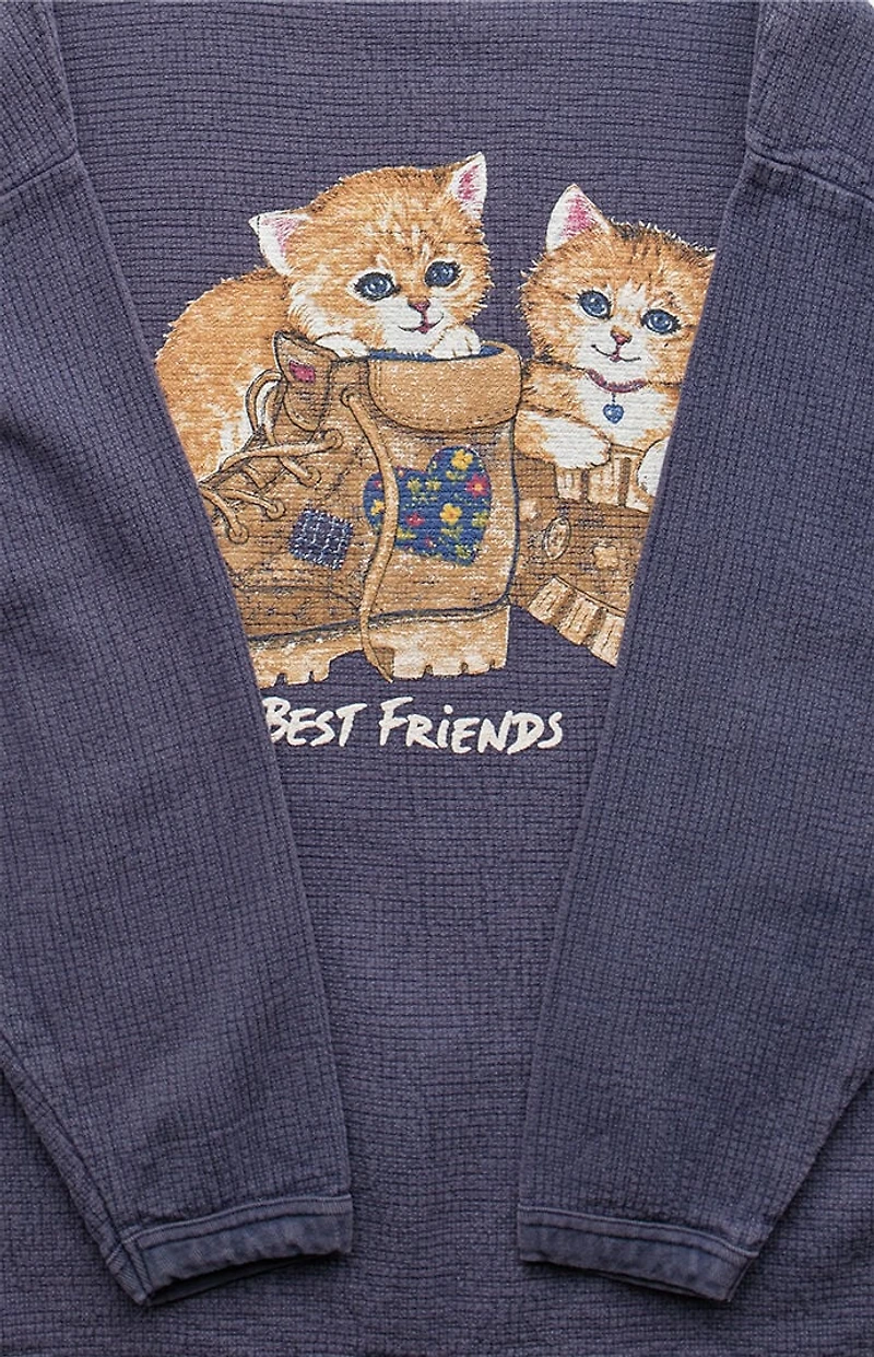 PS VINTAGE '90s Best Friend Cats Crew Neck Sweatshirt