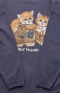 PS VINTAGE '90s Best Friend Cats Crew Neck Sweatshirt