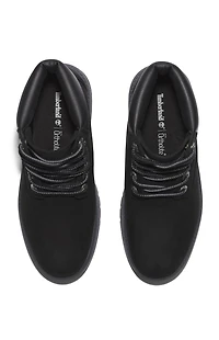 Timberland Women's Black Stone Street 6inch Lace-Up Waterproof Boots