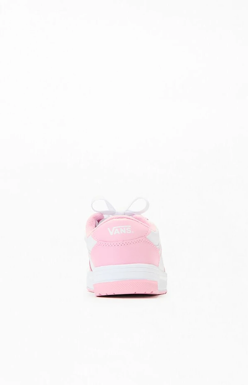 Vans Kids Pink & White Hylane Shoes