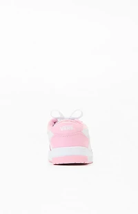 Vans Kids Pink & White Hylane Shoes
