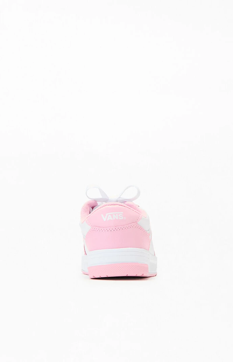 Vans Kids Pink & White Hylane Shoes