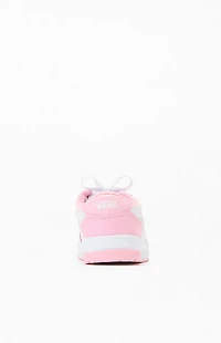 Vans Kids Pink & White Hylane Shoes