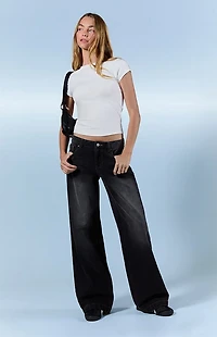 Pacsun Casey Low Rise Baggy Jeans Black
