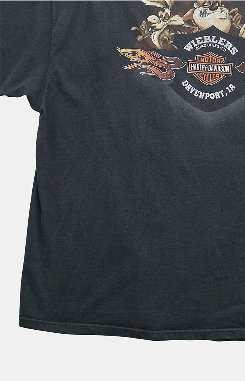 PS VINTAGE 2000s Harley Davidson Taz Graphic T-Shirt