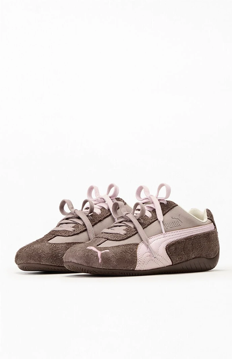 Pacsun Women's Brown Speedcat Brushed Luxe Sneakers